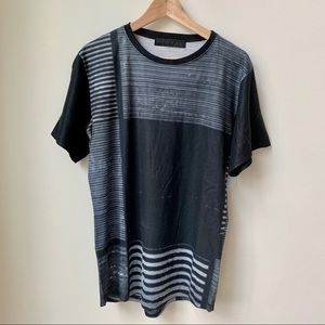 En Noir Mens Striped Tee